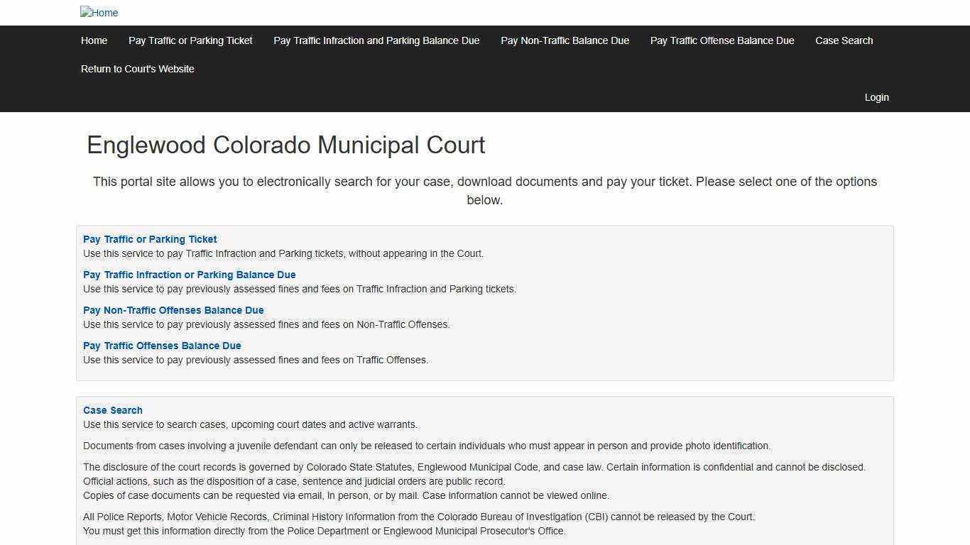 Englewood Colorado Municipal Court | Englewood Municipal Court